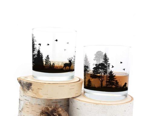 coolthingsyoucanbuy:Forest Whiskey Glasses on Amazon