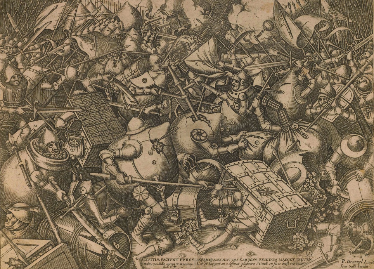 magictransistor:  Pieter van der Heyden (after Pieter Bruegel the Elder), The Battle