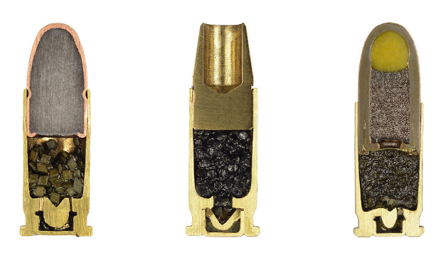 whiskey-wolf:  soundwaveoffical:  whiskey-wolf:  Cross Sections Of Various Ammunition