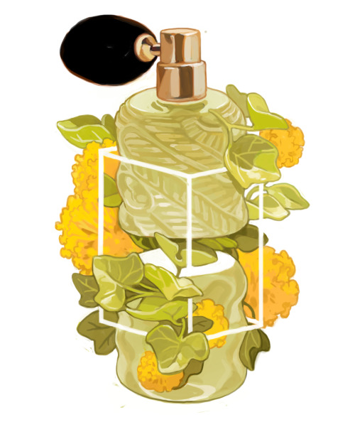 sachinteng: ‘Parfum’ for Interview Magazine I did six perfume bottle illustrations for f