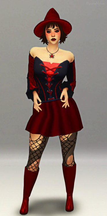 My selfsim is ready for halloween ♥