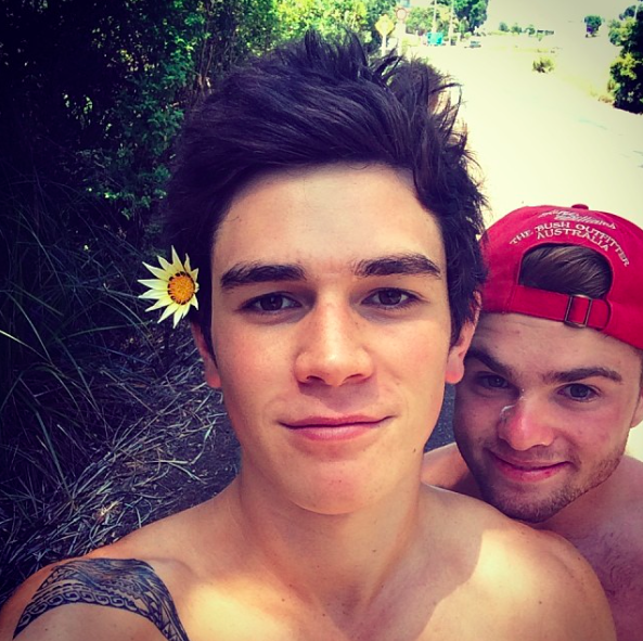 iwfh:  This boy is just incredible. KJ Apa on Instagram. And it just gets better