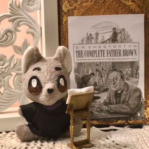 Eastertide with Father Brown (Handmade Soft Toy inspired by the character created by G K Cheste