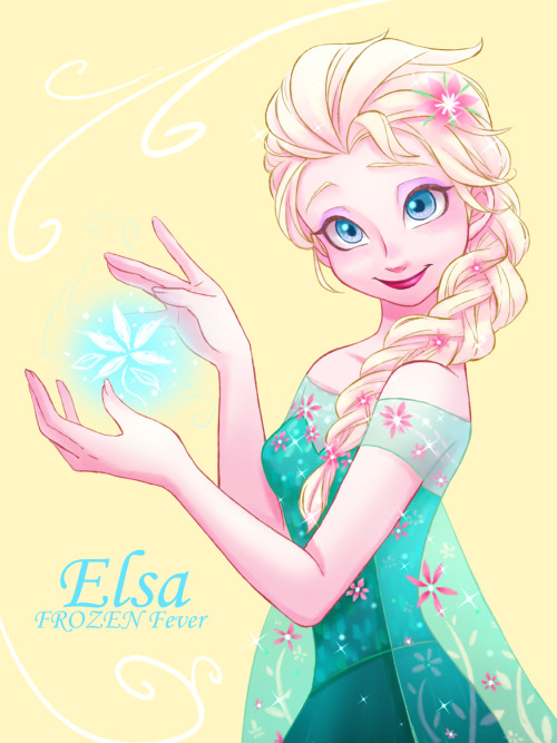 morepopcornplease:Frozen Fever by Sasa