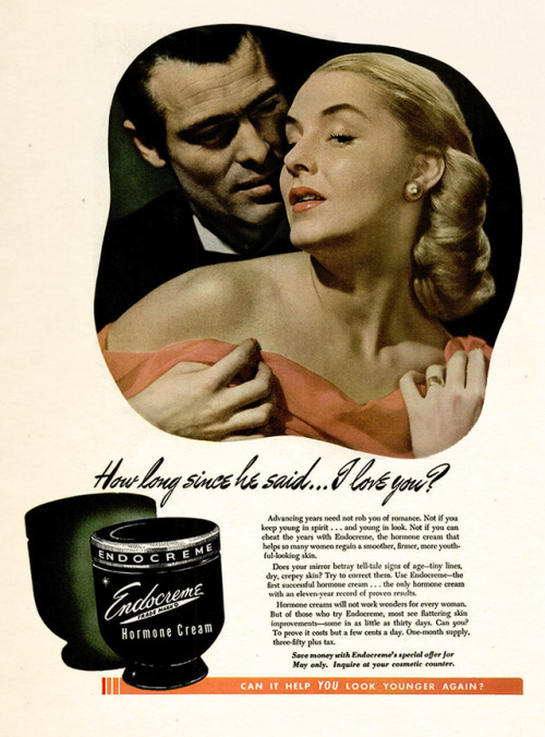 Endocreme Hormone Cream, 1948