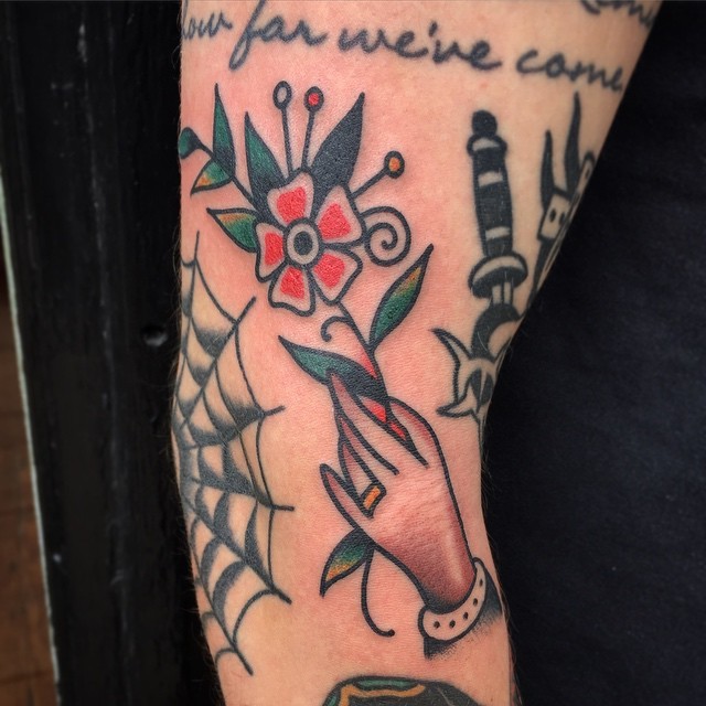 freshtattoo:  Follow us on FreshTattoo.tumblr.com Filled a gap on @kylesucks arm