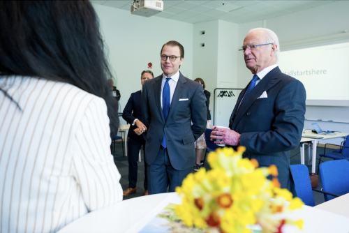 16th May 2022 // King Carl XVI Gustaf and Prince Daniel visited the Royal University of Technology. 
