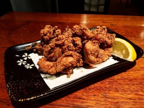 Spicy Tori Karaage is here! Try this Japanese-style boneless chicken wing for $8! #japanesefood #izu