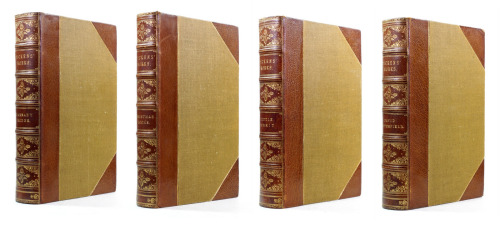 Dickens’ Worksattractive half leather bindings c1880