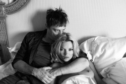 Kate Moss and Jamie Hince - Purple 2011