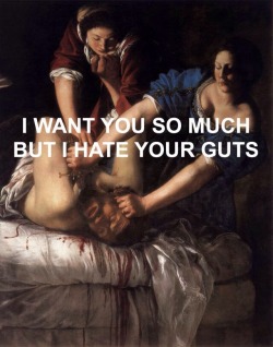 odbytea:  watercolorchest:  &ldquo;Judith Slaying Holofernes&rdquo; - Artemisia Gentileschi (1611) // &ldquo;Landfill&rdquo; - Daughter (2011)  xx