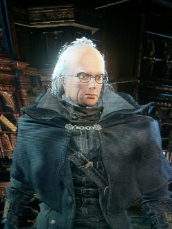 over-the-linne:  neffelo:  So, my brother made the mistake of letting me play Bloodborne. A couple minutes in the character creator, and this game is now The Adventures of Benjamin Franklin, Monster Slayer.  FEAR THE OLD BLOOD 