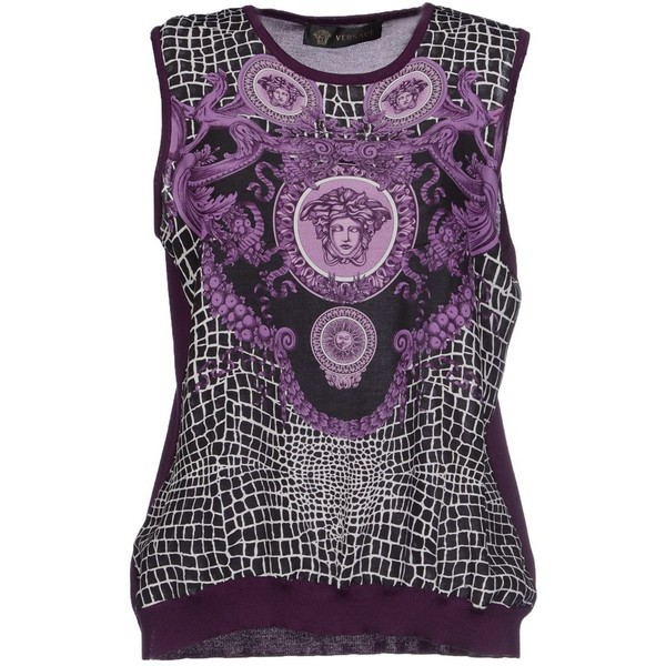 Versace Jumper ❤ liked on Polyvore (see more sleeveless tops)