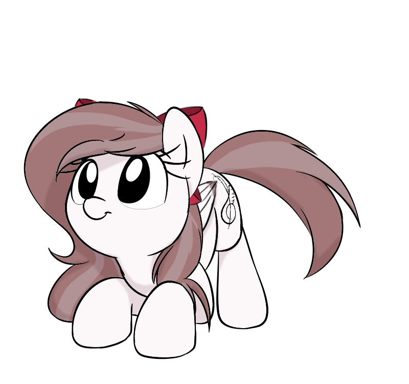 aureliafreefeather:  *wags tail expectantly*  You see an adorable equine. She appears