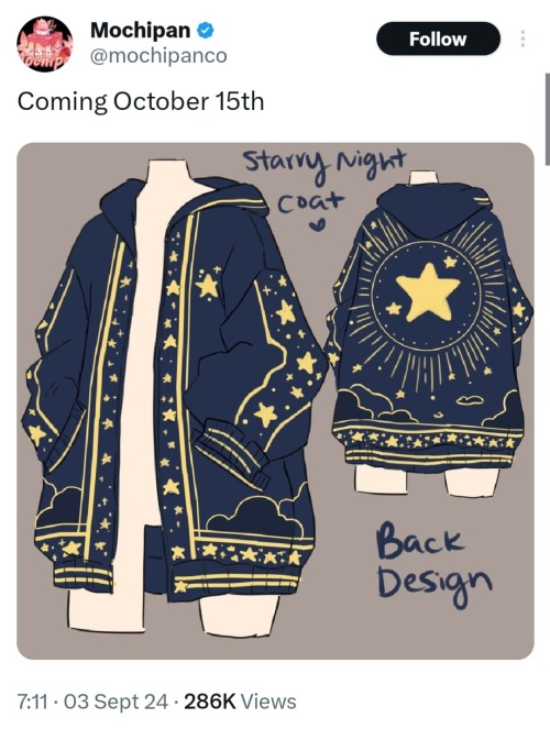 Starry Night Coat But On Oliver!