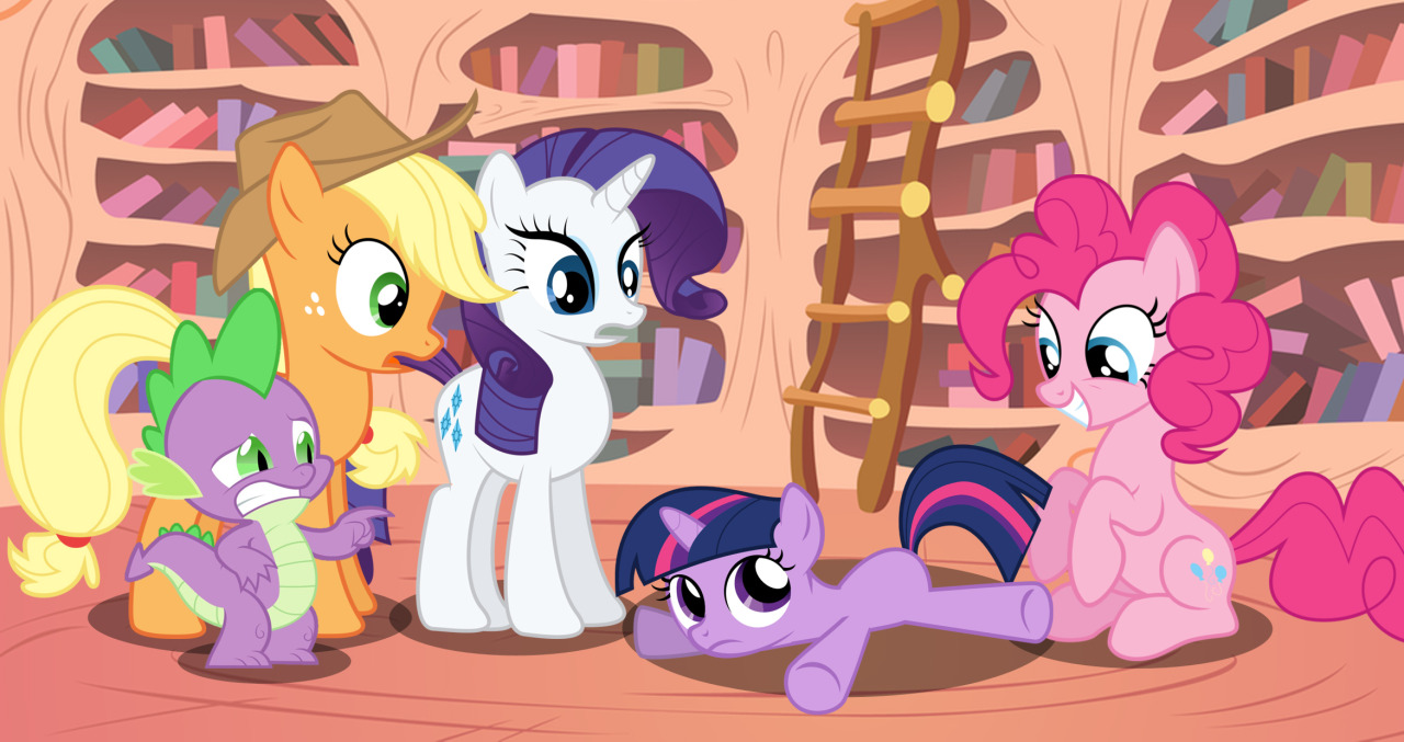 A youth spell by porygon2z  Cuuuuute! Hehe, the others are freaking out but Pinkie&rsquo;s