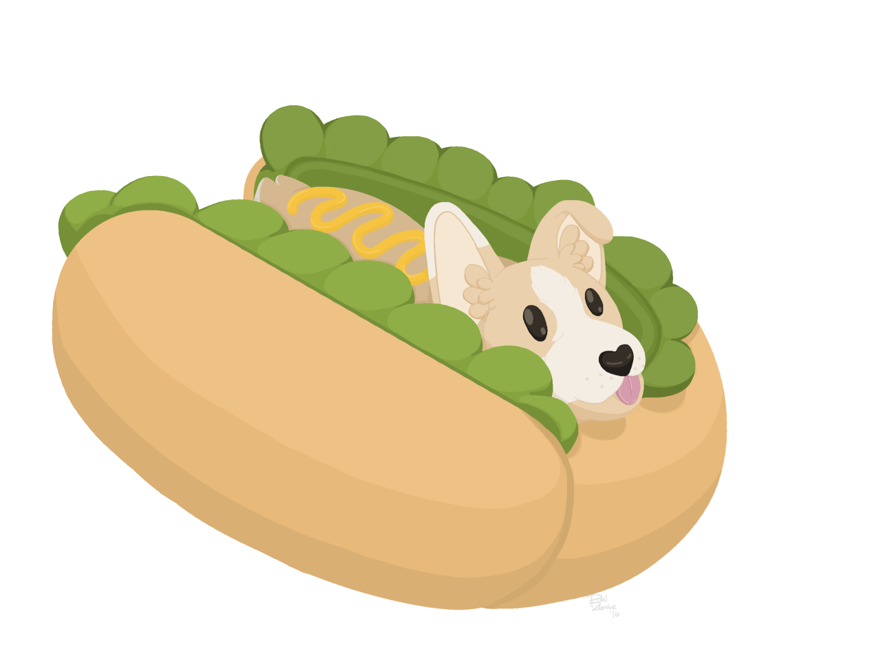 pixelzombe:  I saw a super cute hot dog shaped dog bed on Amazon and was instantly