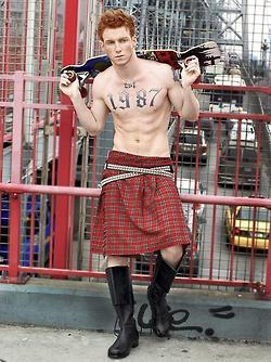 older-and-far-away:bicentral:Thought you guys might appreciate some hot guys in kilts. I don’t own a