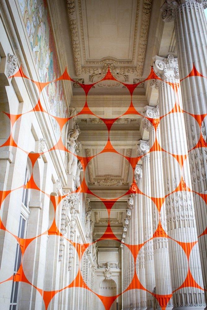 myampgoesto11:  Anamorphic paintings by Felice Varini  Felice Varini is a Swiss artist known