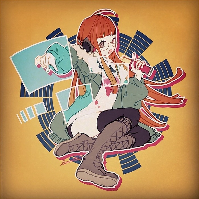 thetangles:   ★  lemontea  | P5 log ☆                  ⊳ futaba (persona 5)