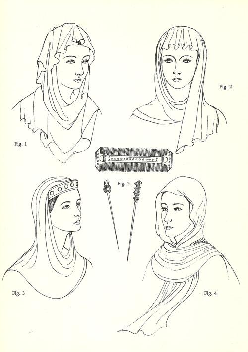 Anglo-Saxon (600 – 1154) Headdresses 