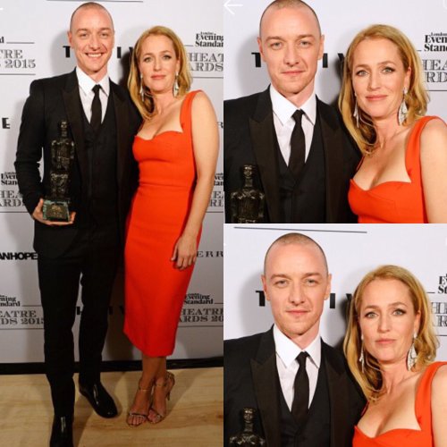 GillianA México ‏@GillianAMex.@GillianA with #JamesMcAvoy