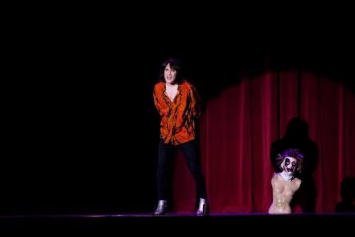 Noel Fielding on stage at The Regency Ballroom in San Francisco {x} please do not remove credit: pho