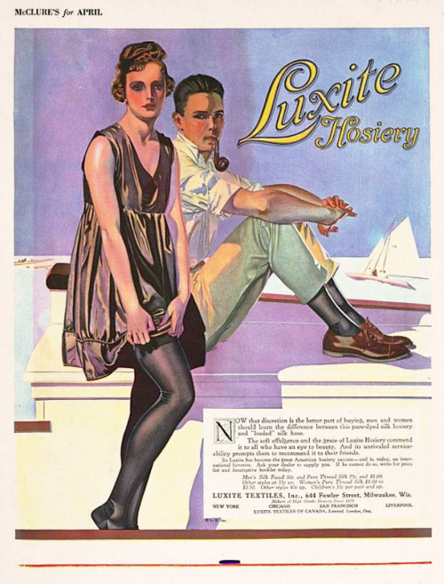 Luxite Hosiery, 1918