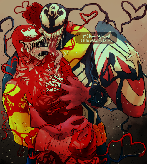 jetblackfeeling: for the @cap-ironman alphabet letter v: venom. ao3 post: venomverse versus venomize