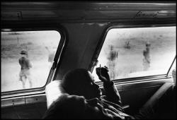 Coronoides:  Bruce Davidson Usa. Alabama. 1961. A Freedom Rider Sits In The Bus During