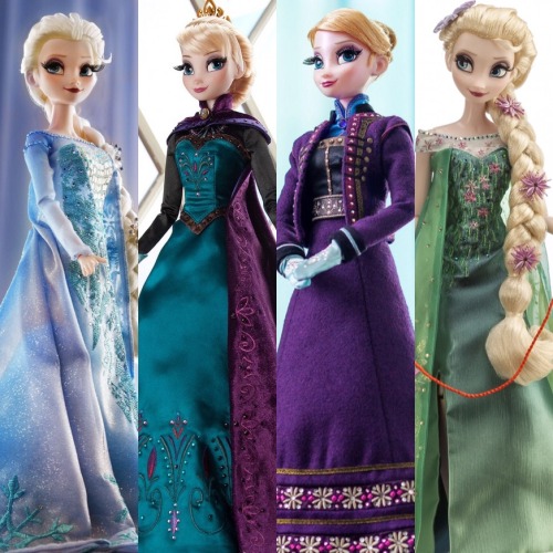 mmdisney200:  Elsa & Anna 17" Limited Edition dolls 