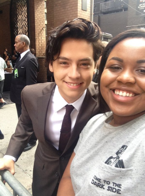 alwayschach-sprouseblog:  More fans with Cole  #CWUpfronts #Riverdale …sources:&nbs