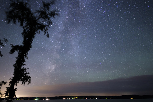 Milky Way Star Field over Torch Lake, Michigan js