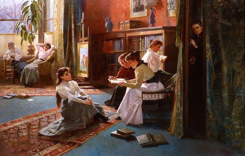 Forbidden Books (1897) by Alexander M. Rossi (British, 1840–1916).