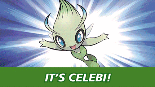 shelgon:For those of you in North America, Europe & Australia, the Celebi event is now available