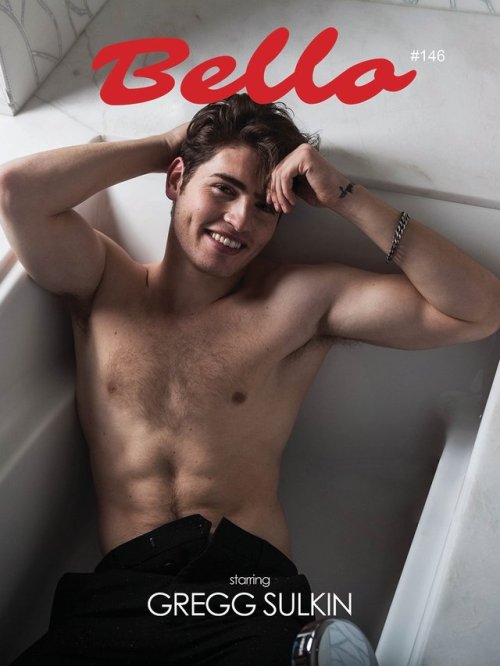 famousdudes: Shirtless Gregg Sulkin covers Bello Magazine.