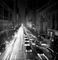 wehadfacesthen: New York City during the 1965 blackout, photo by Robert Goldberg