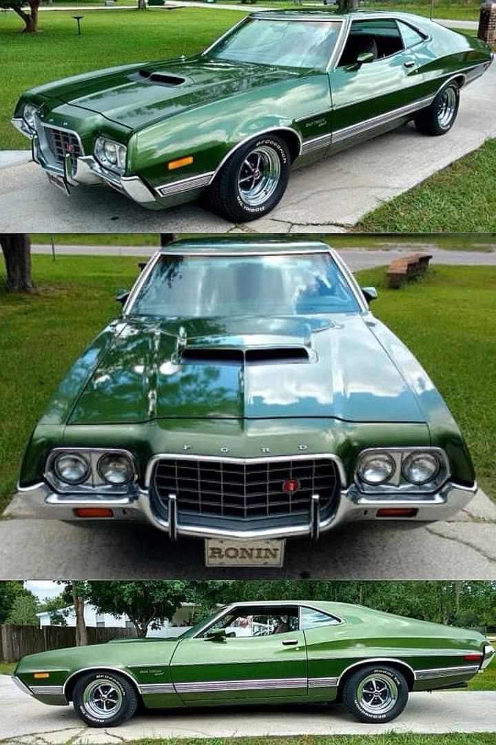 1972 Ford Gran Torino Sport  Muscle cars, Classic cars muscle, Ford  classic cars