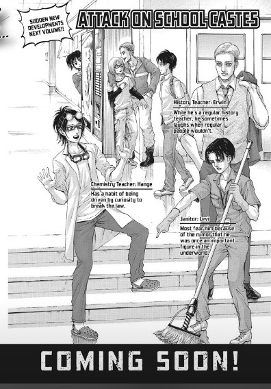 Just Some Appreciate For An Aot High-school Modern Au