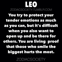 Zodiacsociety:  Leo Zodiac Facts Leo Will Try To Protect Their Tender Heart As Much