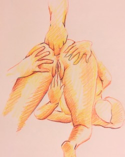 ismaelguerrier: Sketching (Color pencil on