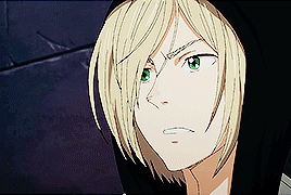 sinfullykanda:   Saved - by the ultimate H E R O  I’m so in love with that scene!! Yurio is so damn cute!! <3 