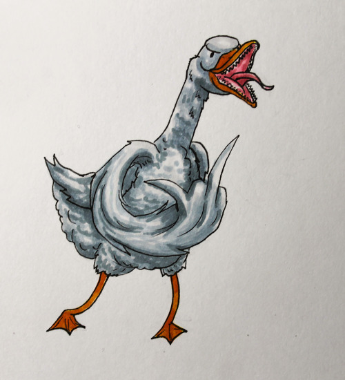 starting my art blog with these silly doodles of geese just because I can