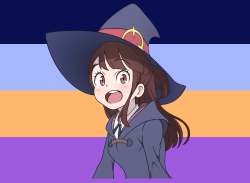 yourfaveisdumbasfuck: Atsuko “Akko” Kagari from Little Witch Academia is canonically dumb as fuck! requested by anonymous 