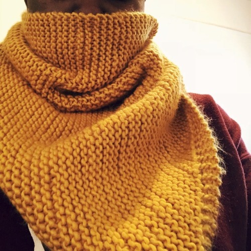 This one’s finally finished.  The Clerkenwell Scarf, also from We Are knitters because clearly I hav