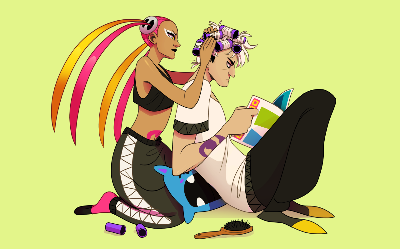 savodraws:  Team Skull gettin ready  