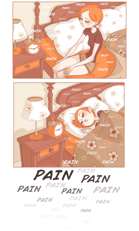 bronzebasilisk:  hyperscraps:  vashito:  I don’t have chronic pain but this artwork is so nice to look at *^*  Just because we’re not writhing on the floor doesn’t mean we’re not hurting. We’ve just gotten really good at hiding it and functioning
