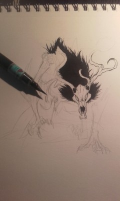 Wendigo are such un-appreciated  Inltober wip