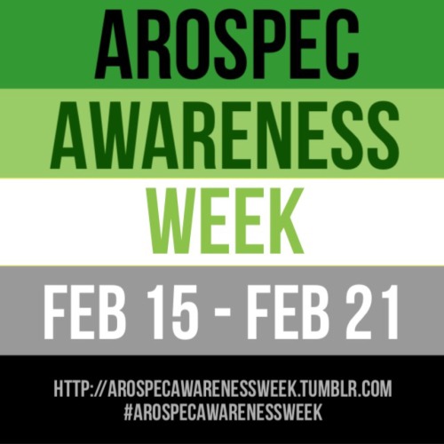 I couldn’t find a thing. I made a thing. @arospecawarenessweek