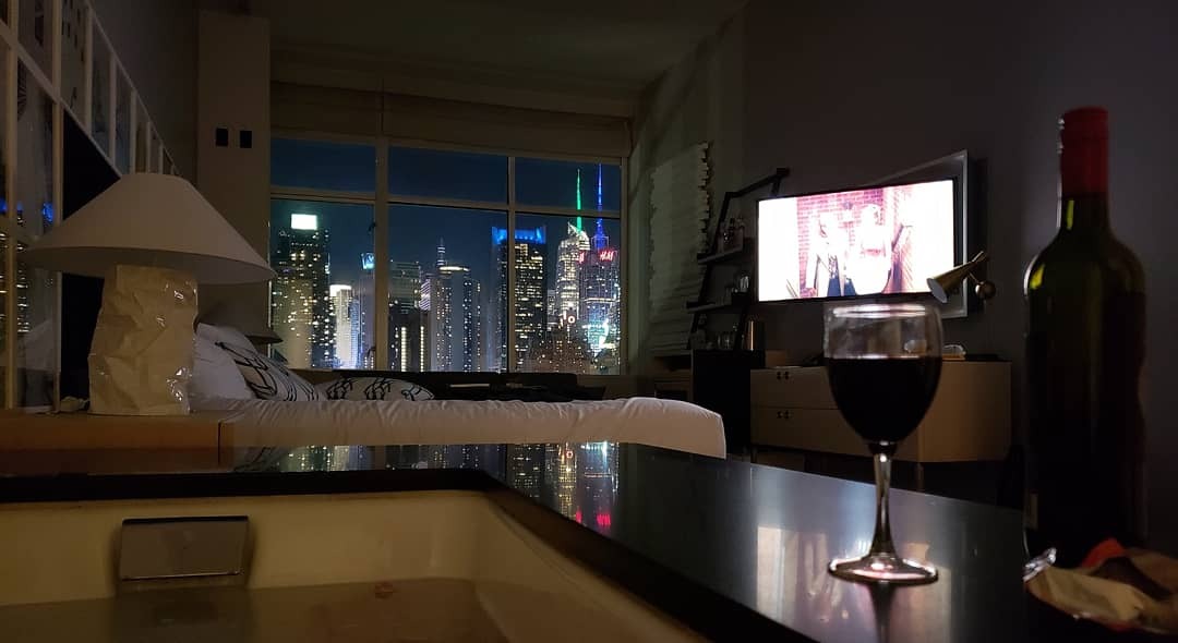 Bathtub views in NYC 